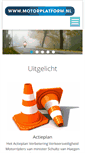 Mobile Screenshot of motorplatform.nl